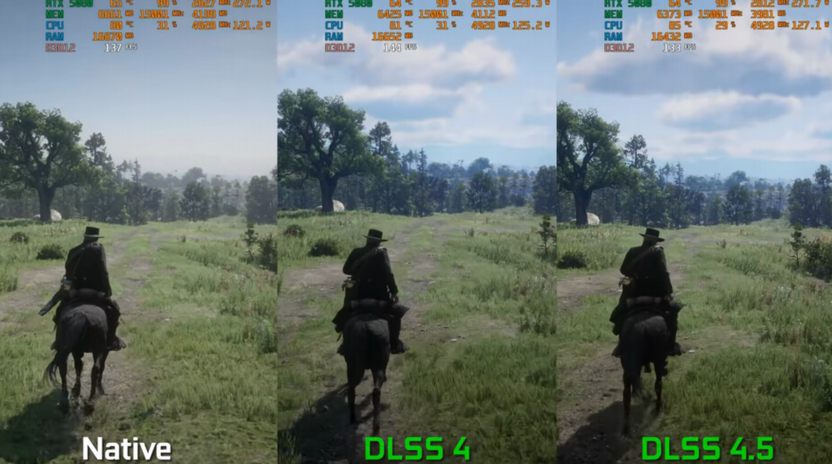 Снижение FPS при переходе на DLSS 4.5