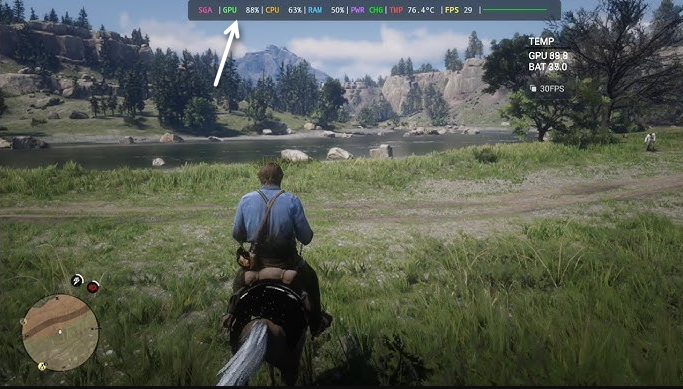 Проверка нагрузки на GPU для исправления инпут-лага с включенным генератором кадров