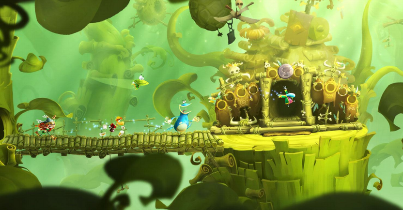 Разнообразие уровней в Rayman Legends