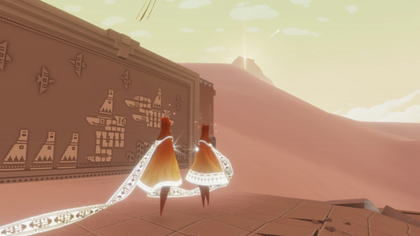 Геймплей игры Journey для прохождения после долгого перерыва от игр