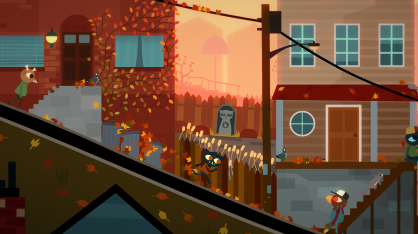 Геймплей короткой и расслабляющей игры Night in the Woods