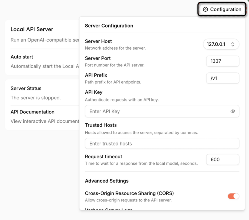 Подключение различных API-ключей для использования моделей в Jan
