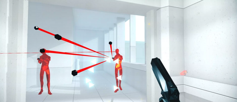 Прохождение игры с необычными механиками SUPERHOT