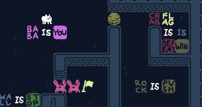 Выбор Baba Is You в качестве игры с необычными механиками