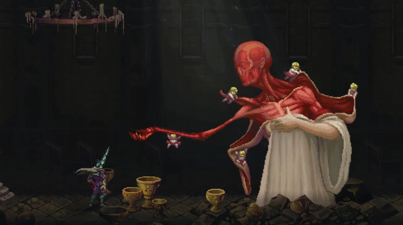 Выбор метроидвании Blasphemous 2 для прохождения