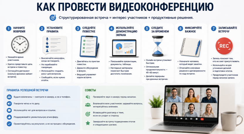 Как провести видеоконференцию