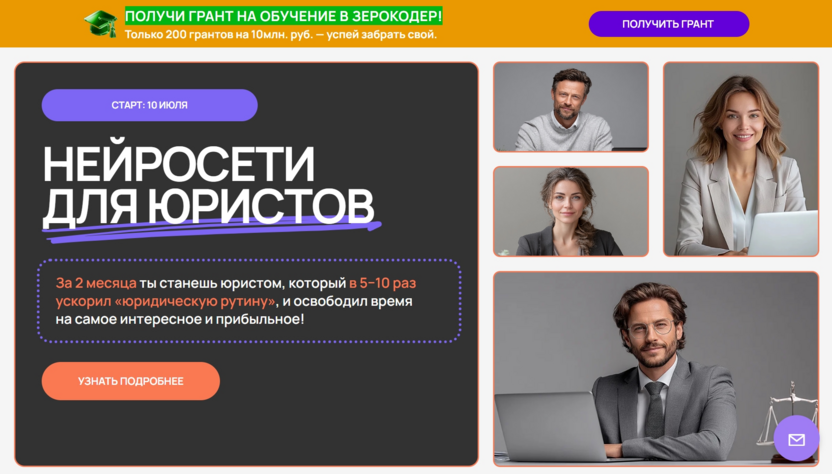 «Нейросети для юристов» — Zerocoder