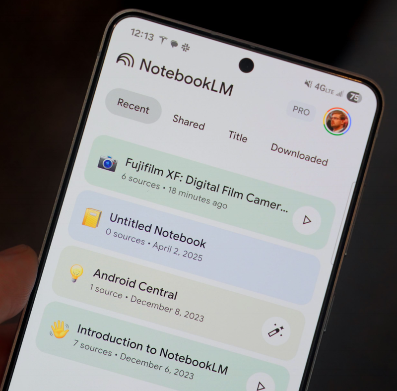 Использование мобильного приложения NotebookLM от Google