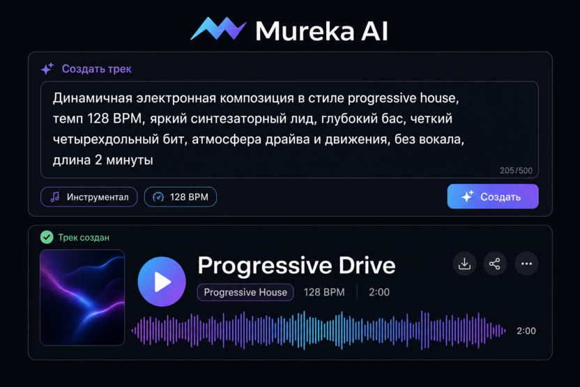 Промпты для инструментальных треков