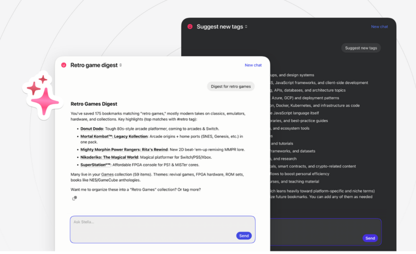 Ознакомление со встроенным ИИ-ассистентом в расширение Raindrop.io