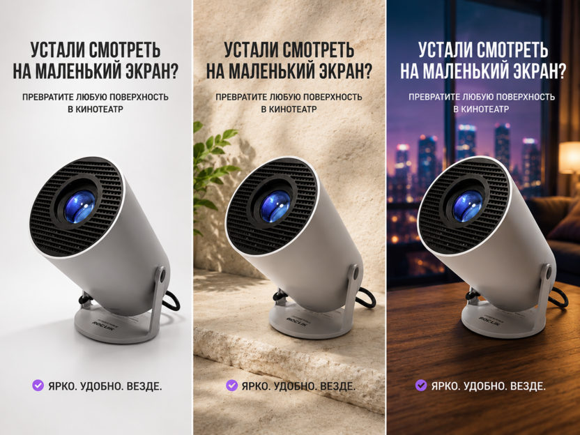 Пример карточки товара на маркетплейс для проектора