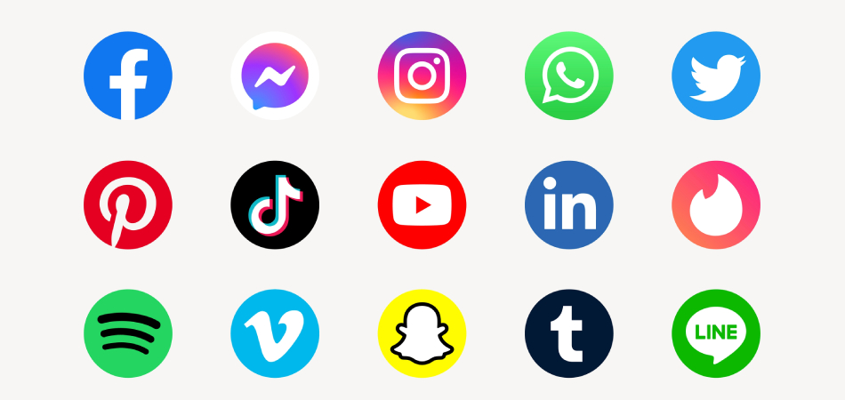 Кнопки социальных медиа