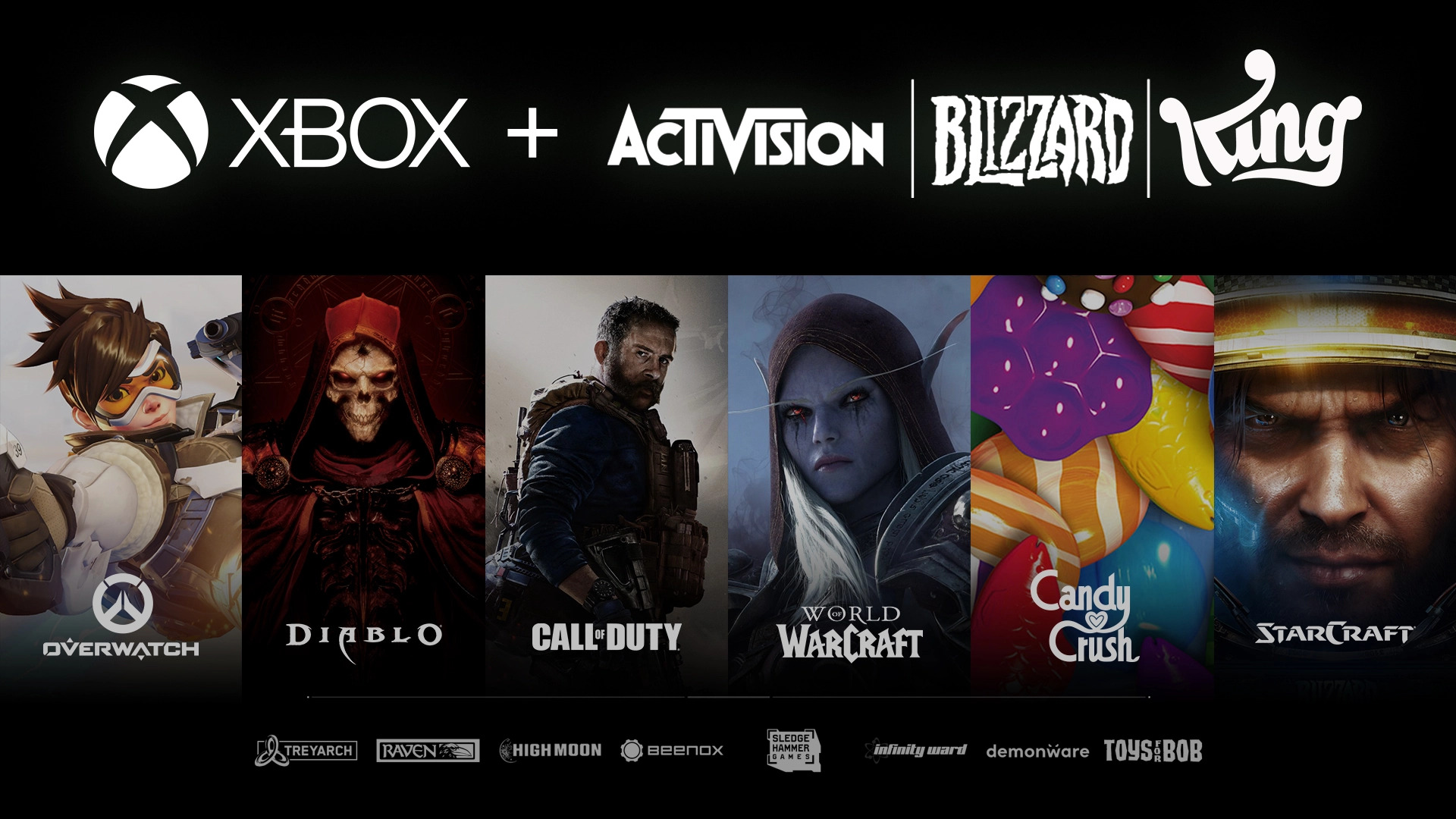 Microsoft объявляет о приобретении Activision Blizzzard