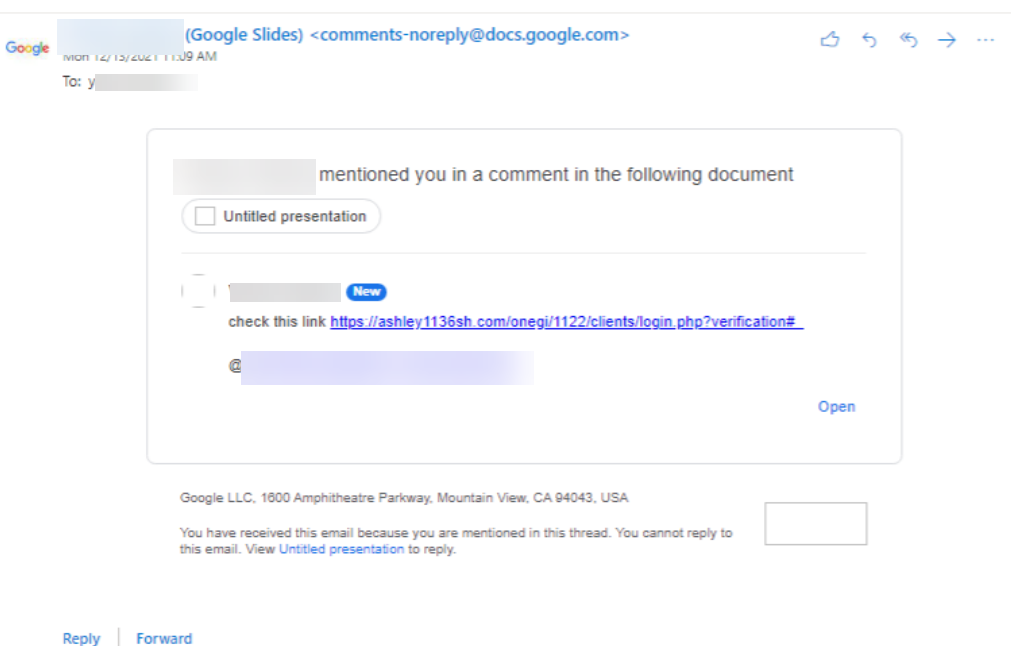 Вредоносные ссылки через комментарии в Google Docs – новый метод фишинга