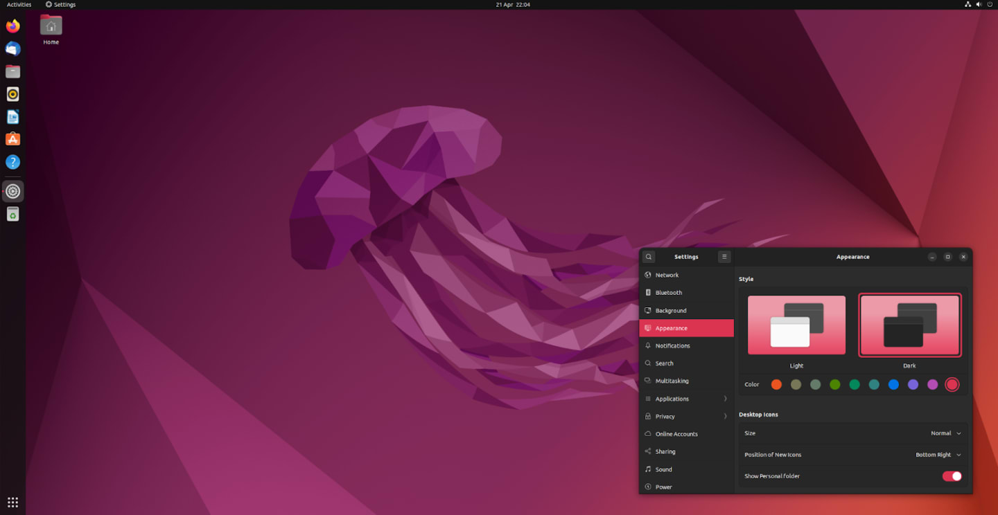 Обновленная Ubuntu 22.04 LTS 