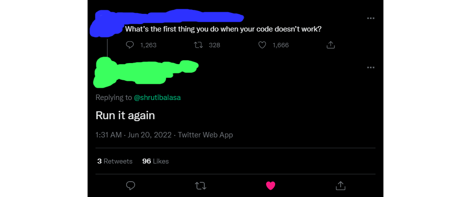 Run the code again