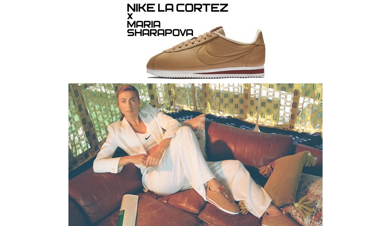 Коллаборация Марии Шараповой и Nike — кроссовки LA Cortez