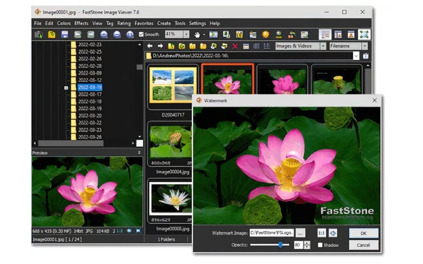 Программа для просмотра изображений FastStone Image Viewer