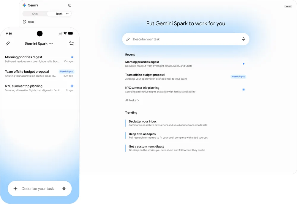 Как работает Gemini Spark