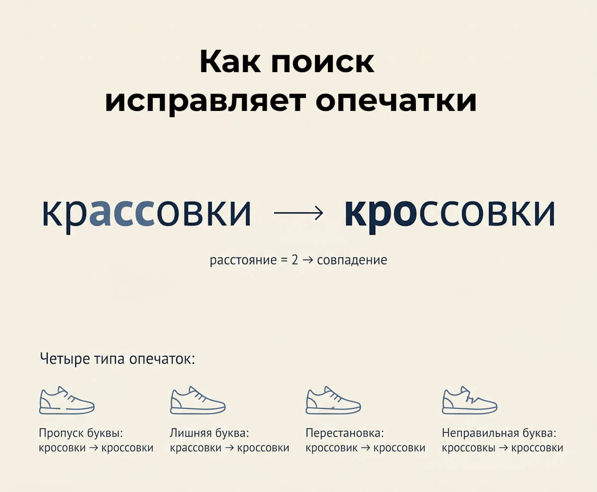 Как поиск исправляет опечатки