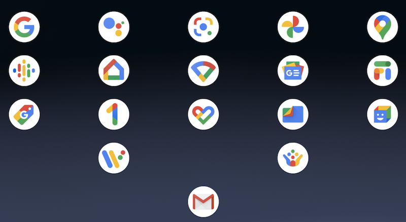 Новый дизайн иконок Google