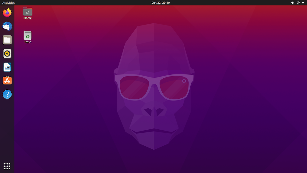 Интерфейс операционной системы Ubuntu