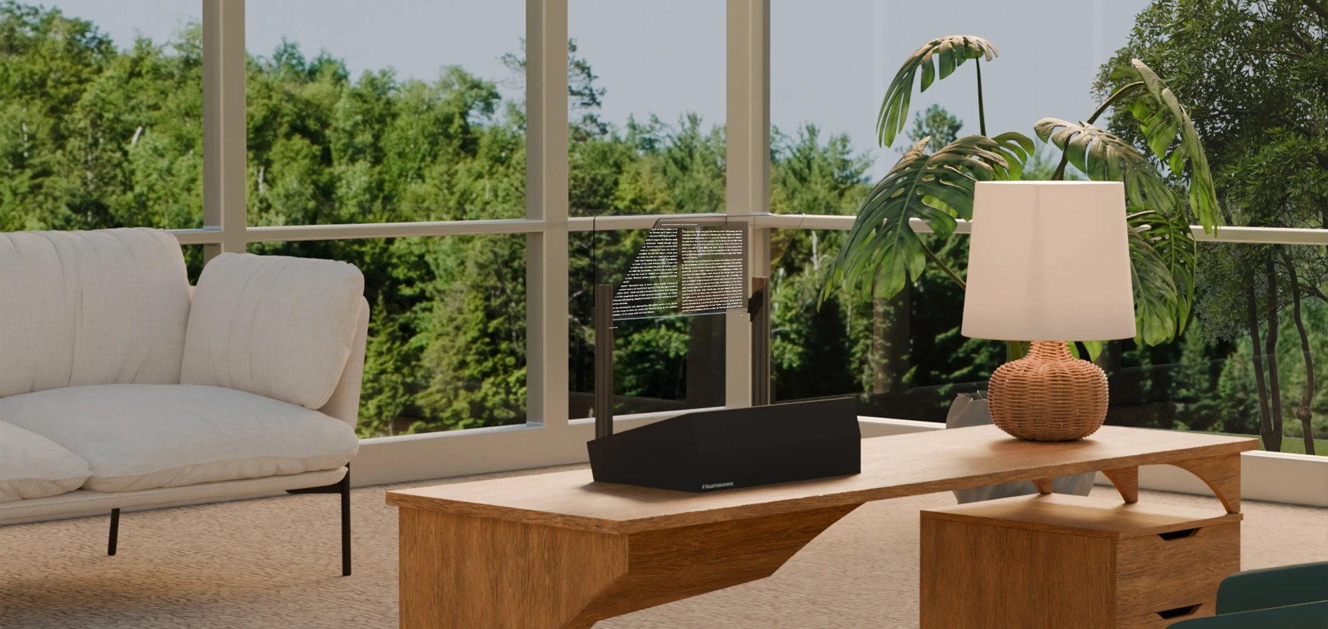 Представлен первый в мире прозрачный монитор Phantom