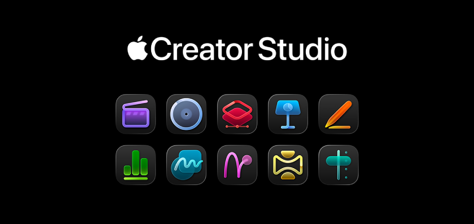 Apple представила платформу Creator Studio с коллекцией приложений для творчества