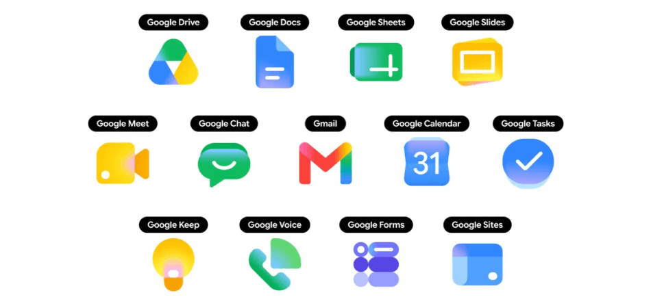 Google запустила редизайн иконок своих сервисов