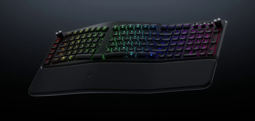 Razer представила клавиатуру Pro Type Ergo с эргономичной раскладкой и AI-функциями