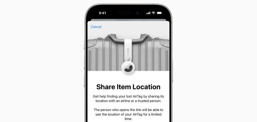 Apple разрешила делиться данными AirTag с авиакомпаниями