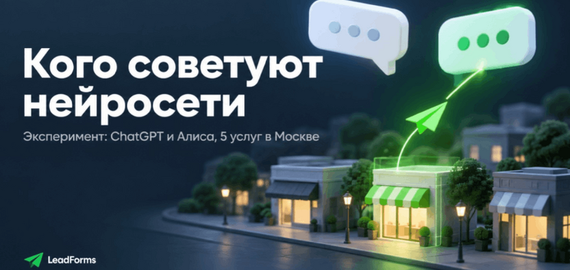 Кого советуют ChatGPT и Алиса, когда ищешь подрядчика: проверили на 5 услугах в Москве