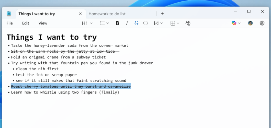 С обновлением в приложениях Блокнот и Paint на Windows 11 появились новые функции