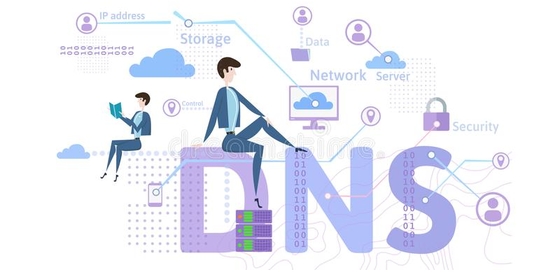 Узнать используемый DNS и использовать команду nslookup для проверки DNS-серверов и записей домена