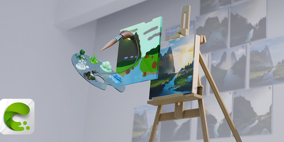 NVIDIA Canvas превращает эскизы в реалистические картины
