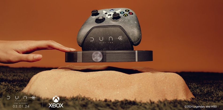 Microsoft разыграет в X кастомную консоль Xbox и парящий геймпад в стиле фильма «Дюна»