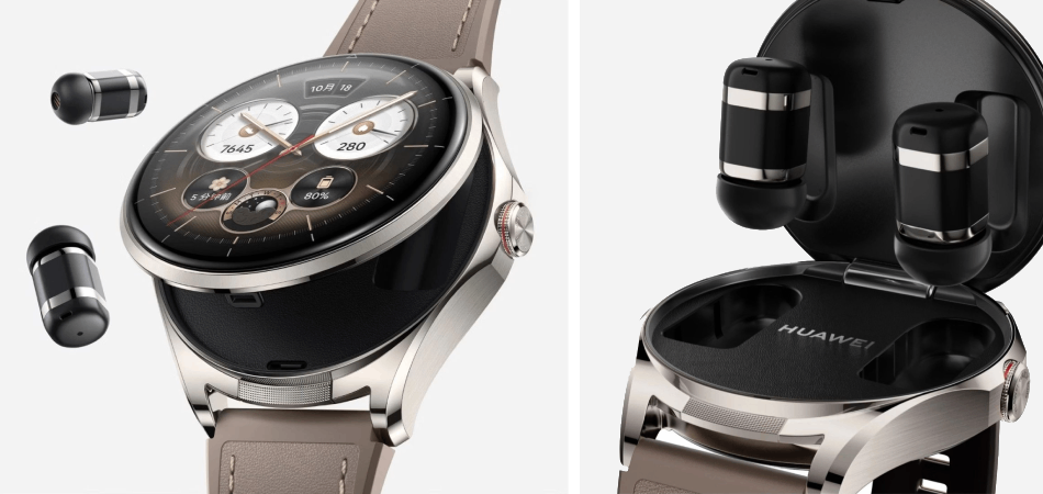 Huawei выпустила новое поколение Watch Buds 2 – гибрида часов и беспроводных наушников
