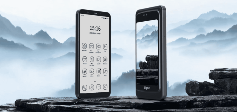 Bigme выпустила гибрид смартфона и электронной книги с двумя экранами