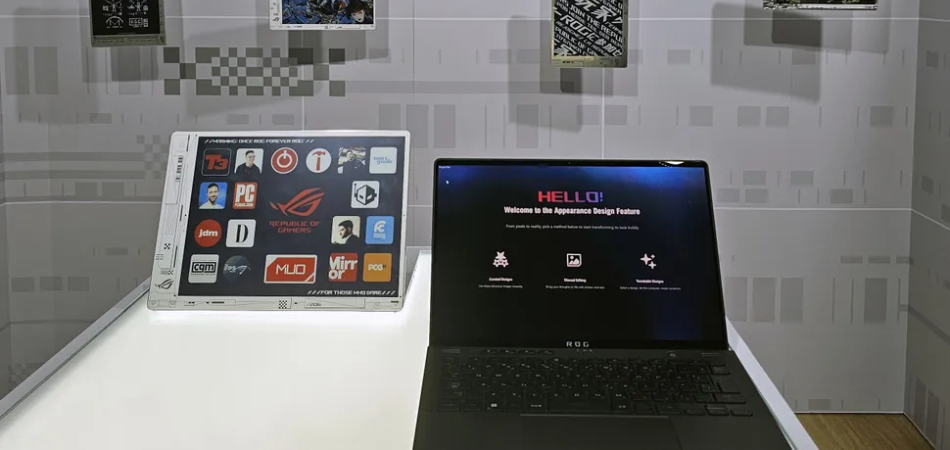 Asus презентовала ноутбук Dali с внешним цветным дисплеем E-Ink