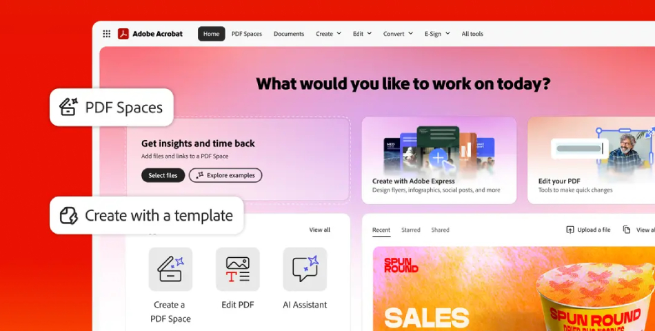 Adobe выпустила платформу для работы с документами Acrobat Studio на базе ИИ
