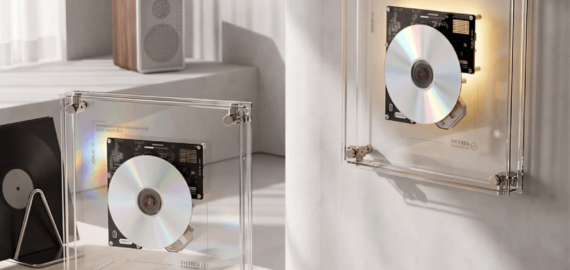 На Kickstarter представили SYITREN RM1 – это одновременно CD-плеер и предмет интерьера