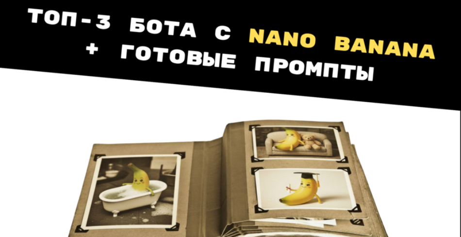 ТОП-3 бота с Нано Банана: функции, о которых мало кто знает [промты + примеры генераций]