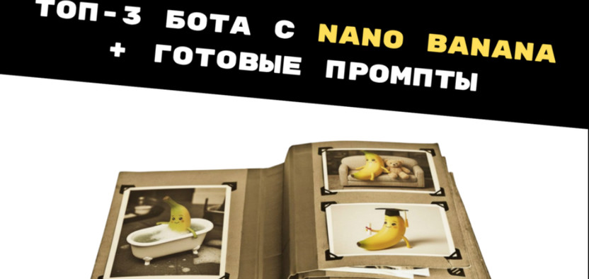 ТОП-3 бота с Нано Банана: функции, о которых мало кто знает [промты + примеры генераций]