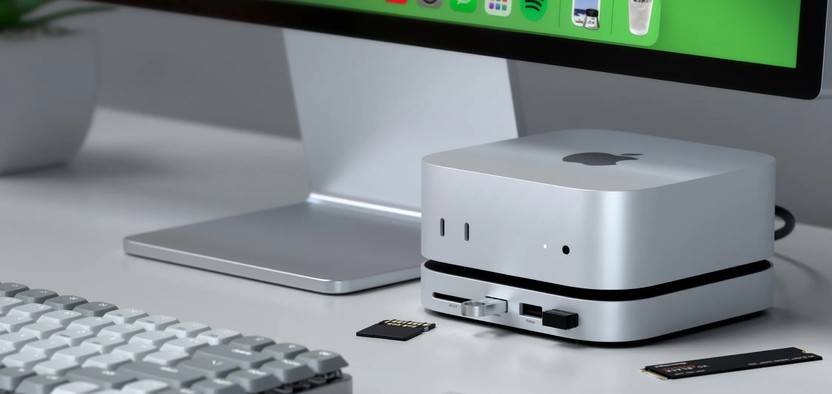 Satechi представила хаб-подставку для Mac mini 2024 с поддержкой SSD