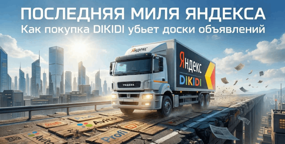 Последняя миля Яндекса. Как покупка DIKIDI убьет доски объявлений