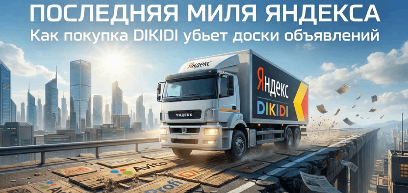 Последняя миля Яндекса. Как покупка DIKIDI убьет доски объявлений