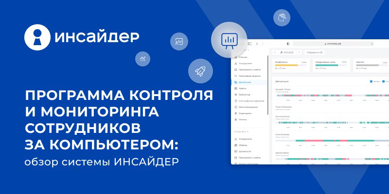 Программа контроля и мониторинга сотрудников за компьютером: обзор системы ИНСАЙДЕР