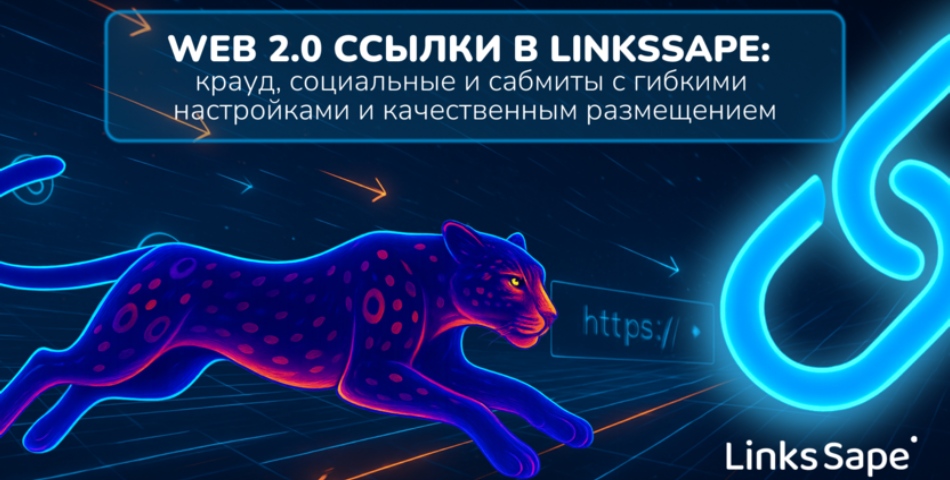 В LinksSape появились Web 2.0 ссылки: крауд, социальные и сабмиты с гибкими настройками и автоматизацией размещения