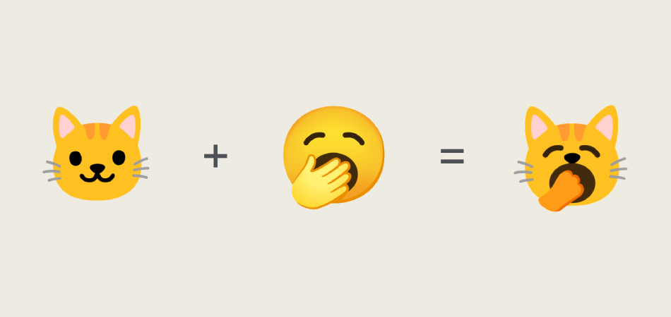 Google запустил Emoji Kitchen: функция скрещивает смайлики