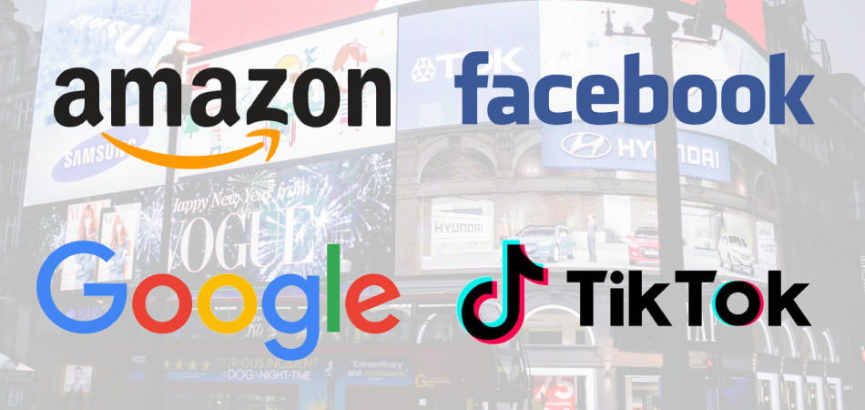 Расходы на рекламу в Facebook, TikTok, Google и Amazon растут